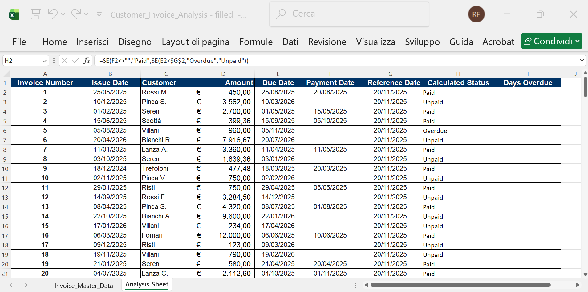 Screenshot 2 - Analysis_Sheet Setup